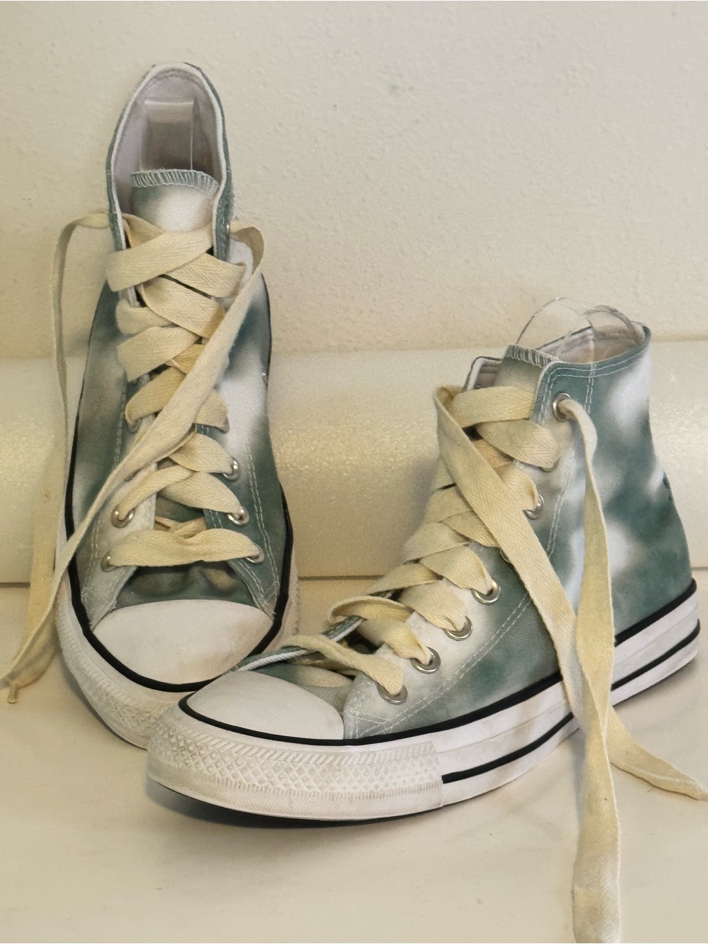 Converse Chuck Taylor All Star High Top Summer Wave Green Tie-Dye Sneakers Wm 9